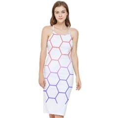 Abstract T- Shirt Honeycomb Pattern T- Shirt Bodycon Cross Back Summer Dress by maxcute