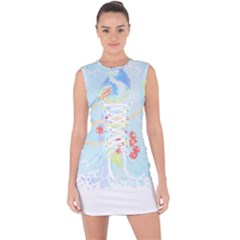 Bird Lover T- Shirtbird T- Shirt (15) Lace Up Front Bodycon Dress by maxcute