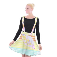 Bird Lover T- Shirtbird T- Shirt (16) Suspender Skater Skirt by maxcute