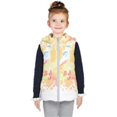 Bird Lover T- Shirtbird T- Shirt (17) Kids  Hooded Puffer Vest by maxcute