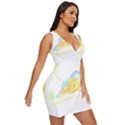 Bird Lover T- Shirtbird T- Shirt (22) Draped Bodycon Dress View3