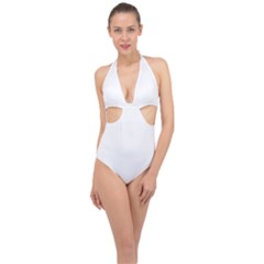 Bird Lover T- Shirtbird T- Shirt (27) Halter Front Plunge Swimsuit by maxcute