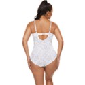 Black And White Pattern T- Shirt Black And White Pattern 14 Retro Full Coverage Swimsuit View4