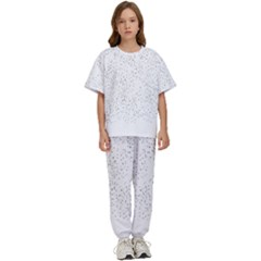 Black And White Pattern T- Shirt Black And White Pattern 14 Kids  Tee And Pants Sports Set by maxcute