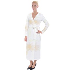 Botanical T- Shirt Botanical Fashion Balls T- Shirt Velvet Maxi Wrap Dress by maxcute