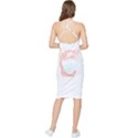 Brown Dachshund Dog T- Shirt Brown Dachshund Dog With A Bowl Pattern T- Shirt Bodycon Cross Back Summer Dress View2