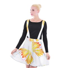 Butterfly Art T- Shirtbutterfly T- Shirt (5) Suspender Skater Skirt by maxcute