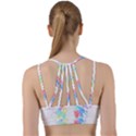 Butterfly Art T- Shirtbutterfly T- Shirt Line Them Up Sports Bra View2