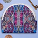 Abstract Blend Repeats Horseshoe Style Canvas Pouch View1