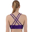 Purple Scales! Back Weave Sports Bra View2