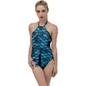 Teal Scales! Go with the Flow One Piece Swimsuit View1