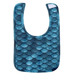 Teal Scales! Baby Bib by fructosebat