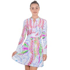 Fishing Lover T- Shirtfish T- Shirt Long Sleeve Panel Dress by maxcute