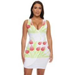 Flowers Lover T- Shirtflowers T- Shirt (7) Draped Bodycon Dress by maxcute