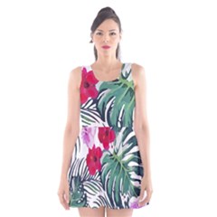 Hawaii T- Shirt Hawaii Antler Garden T- Shirt Scoop Neck Skater Dress by maxcute