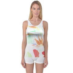 Hawaii T- Shirt Hawaii Hawaian Trend T- Shirt One Piece Boyleg Swimsuit by maxcute