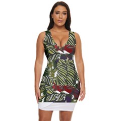 Hawaii T- Shirt Hawaii Pattern Garden T- Shirt Draped Bodycon Dress by maxcute