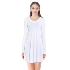 Henna Alphabet T- Shirt Henna Alphabet K Long Sleeve V-neck Flare Dress by maxcute