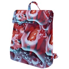 Abstract Art Texture Bubbles Flap Top Backpack by Ravend