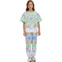 Mandala T- Shirt Twisting Garden Mandala T- Shirt Kids  Tee and Pants Sports Set View1