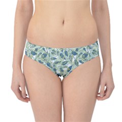 Nature Pattern T- Shirt Minimalist Leaf Line Art Illustration As A Seamless Surface Pattern Design ( Hipster Bikini Bottoms by maxcute