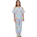 Pumpkins T- Shirt Spiral Pumpkin Harvest T- Shirt Kids  Tee and Pants Sports Set View1