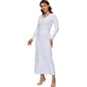 Rainbows T- Shirt G R E Y R A I N B O W S T- Shirt Long Sleeve Velour Longline Maxi Dress View2