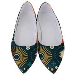Abstract Pattern Women s Low Heels by Jancukart