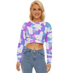 Silhouette Design T- Shirt Silhouette Design Abstract Maze Geometric Abstract Colours T- Shirt Lightweight Long Sleeve Sweatshirt by maxcute