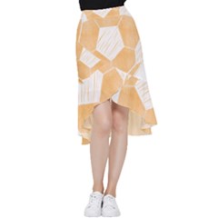 Soccer Masks T- Shirt Soccer Football Ball T- Shirt Frill Hi Low Chiffon Skirt by maxcute