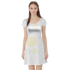 Stones T- Shirt Sticks And Stones T- Shirt Short Sleeve Skater Dress by maxcute