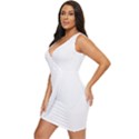Undulating T- Shirt Waves Draped Bodycon Dress View2