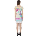 Unicorn Lover T- Shirt Cartoon Little Unicorn  T- Shirt Short Sleeve Skater Dress View2