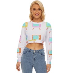 Vintage Retro T- Shirt Retro T V Clicks T- Shirt Lightweight Long Sleeve Sweatshirt by maxcute