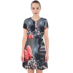 Chocolate Dark Adorable In Chiffon Dress by artworkshop
