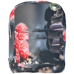 Chocolate Dark Full Print Backpack by artworkshop