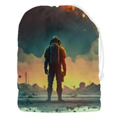Leadership Alien Soldier Warrior Fantasy Drawstring Pouch (3xl) by Ravend