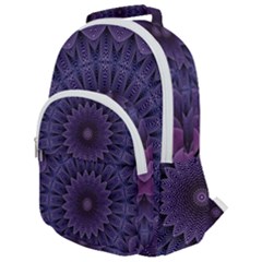 Shape Geometric Symmetrical Rounded Multi Pocket Backpack by Ravend