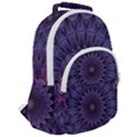 Shape Geometric Symmetrical Rounded Multi Pocket Backpack View2