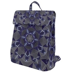 Kaleidoscope Geometric Pattern Flap Top Backpack by Ravend
