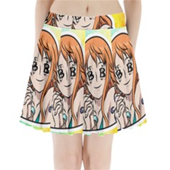 Nami Lovers Money Pleated Mini Skirt by designmarketalsprey31