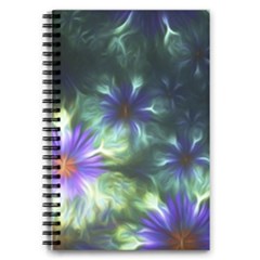 Fractalflowers 5 5  X 8 5  Notebook by Sparkle