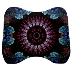 Digitalart Kaleidoscope Velour Head Support Cushion by Sparkle