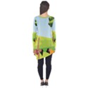 Mother And Daughter Yoga Art Celebrating Motherhood And Bond Between Mom And Daughter. Long Sleeve Tunic  View2