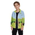 Mother And Daughter Yoga Art Celebrating Motherhood And Bond Between Mom And Daughter. Kids  Windbreaker View2