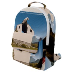  Us Ventag Eagles Travel Poster Graphic Style Redbleuwhite  Flap Pocket Backpack (small) by steakspro94