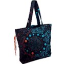 Big Data Abstract Abstract Background Drawstring Tote Bag View2