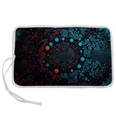 Big Data Abstract Abstract Background Pen Storage Case (l) by Pakemis