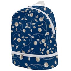Flora Flower Flowers Nature Abstract Wallpaper Design Zip Bottom Backpack by Ravend