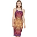 Fractal Abstract Artistic Bodycon Cross Back Summer Dress View1